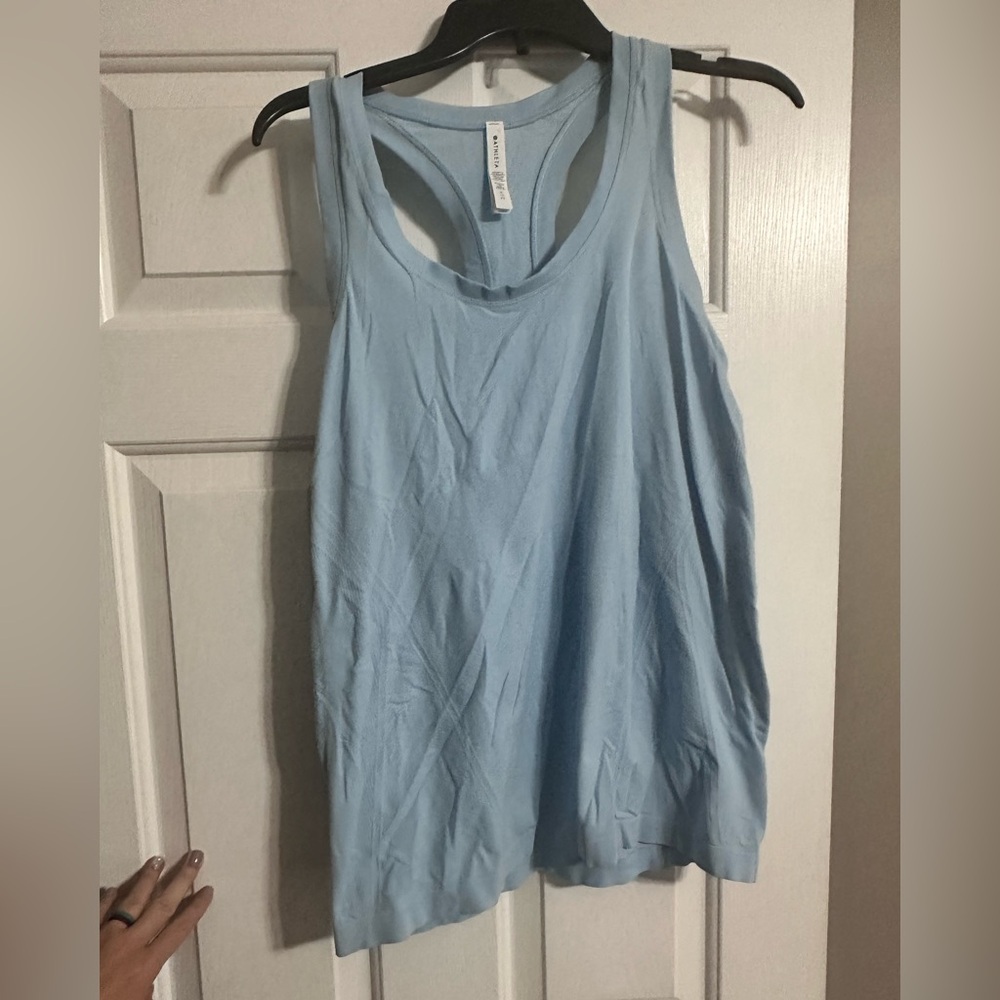 Athleta Blue racerback Tank Top